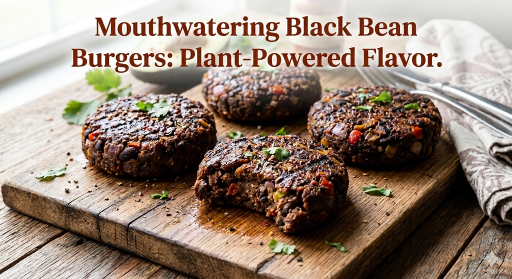 The Ultimate Smoky Black Bean Burgers