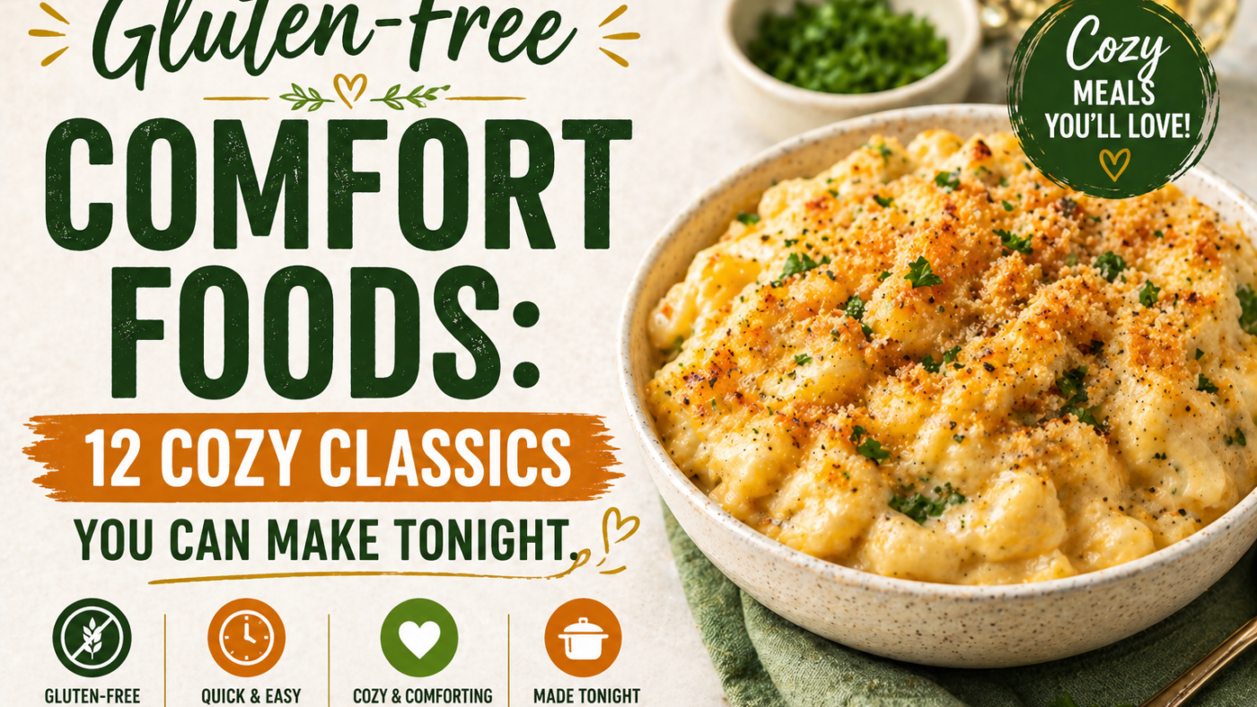 Gluten-Free Comfort Foods: 12 Cozy Classics You Can Make Tonight