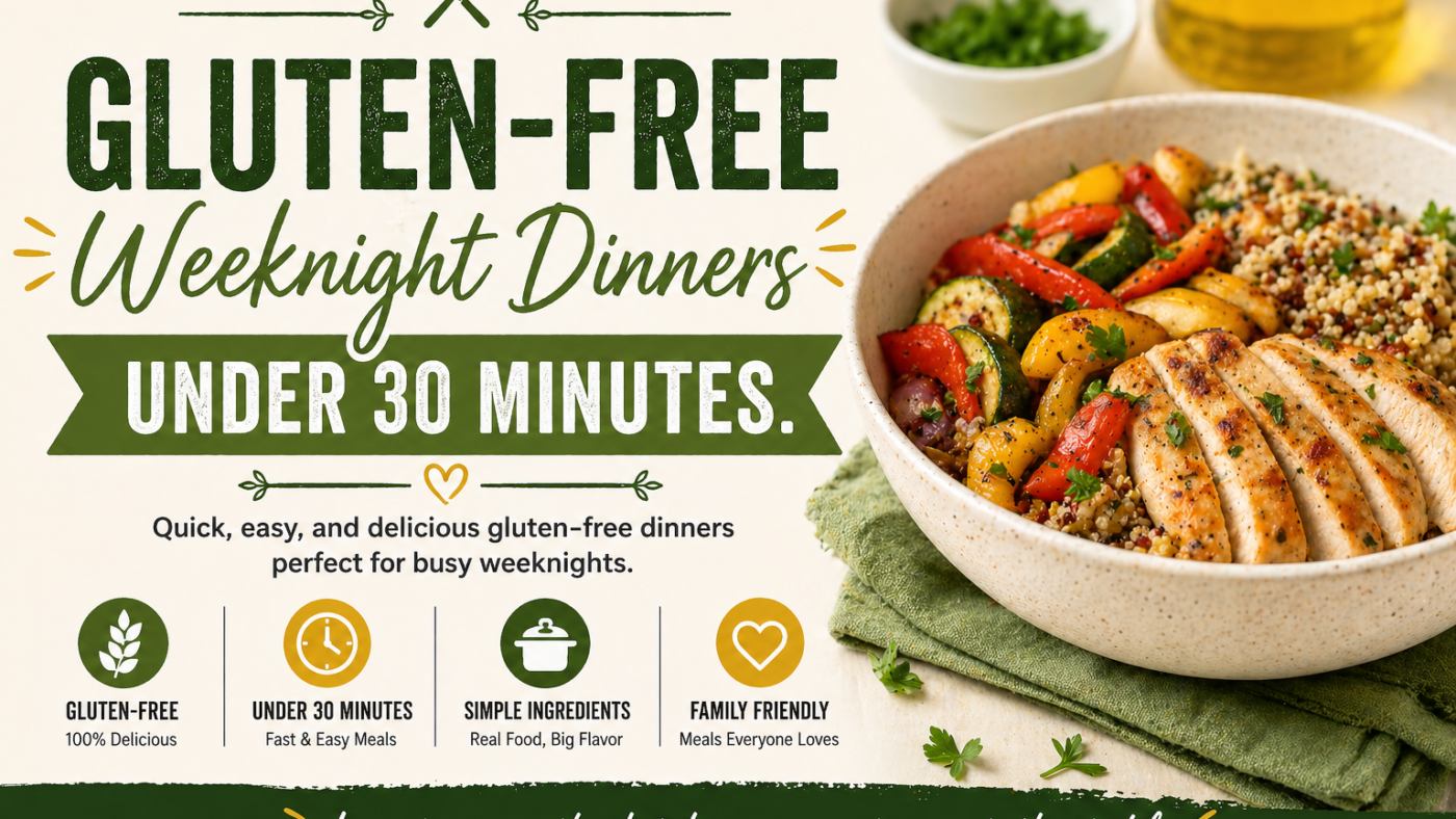 Gluten-Free Weeknight Dinners Under 30 Minutes