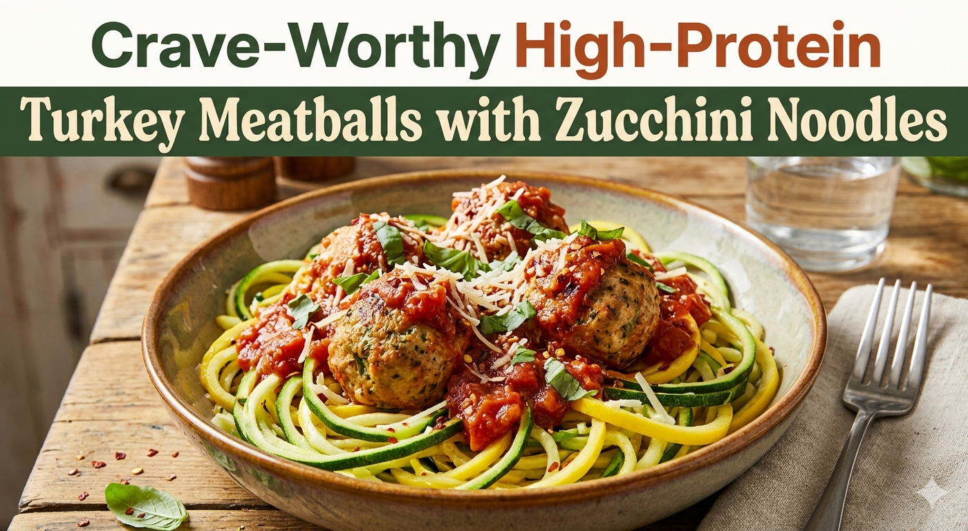 Crave-Worthy High-Protein Turkey Meatballs with Zucchini Noodles