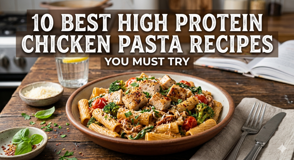 10 Best High Protein Chicken Pasta Recipes You Must Try