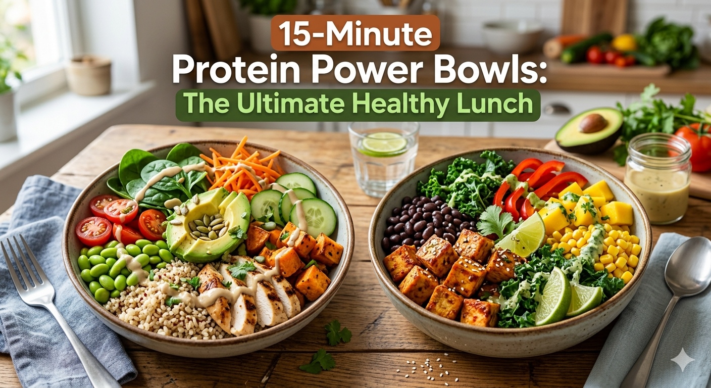 15-Minute Protein Power Bowls: The Ultimate Healthy Lunch