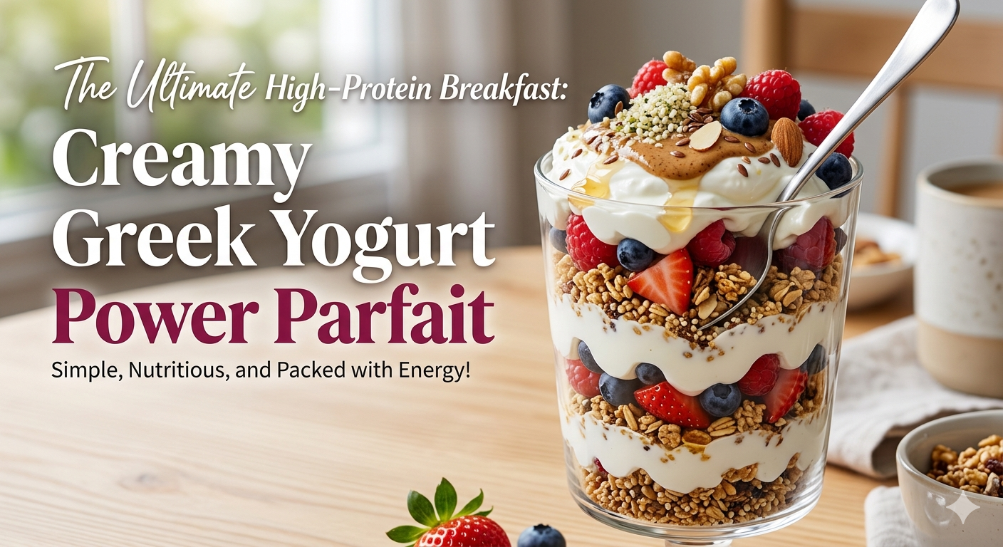 The Ultimate High-Protein Breakfast: Creamy Greek Yogurt Power Parfait