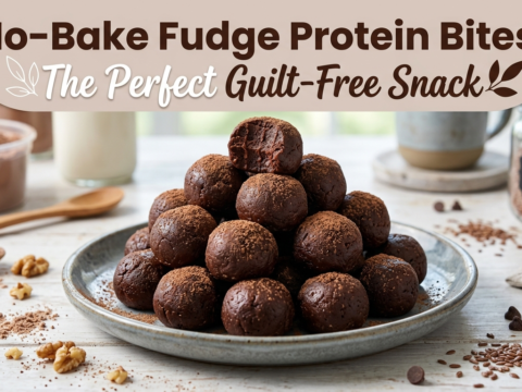 No-Bake Fudge Protein Bites: The Perfect Guilt-Free Snack