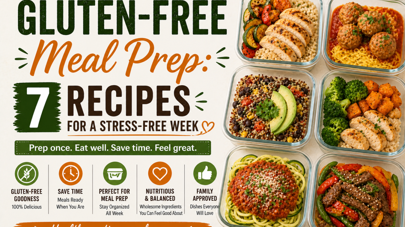 Gluten-Free Meal Prep: 7 Recipes for a Stress-Free Week