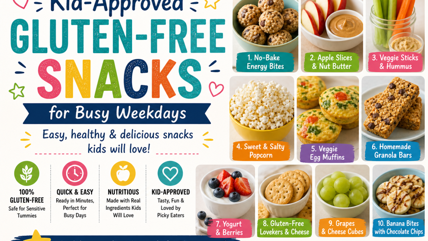 Kid-Approved Gluten-Free Snacks for Busy Weekdays