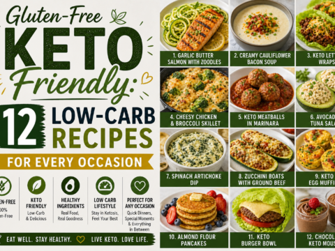Gluten-Free Keto Friendly: 12 Low-Carb Recipes for Every Occasion.