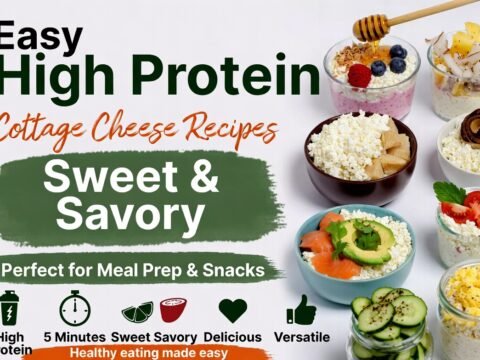 Easy High Protein Cottage Cheese Recipes (Sweet & Savory)