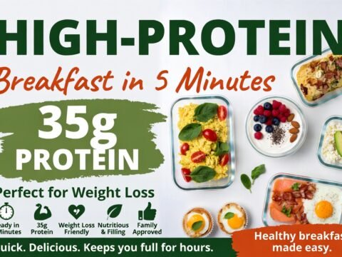 35g High Protein Breakfast in 5 Minutes (Perfect for Weight Loss)