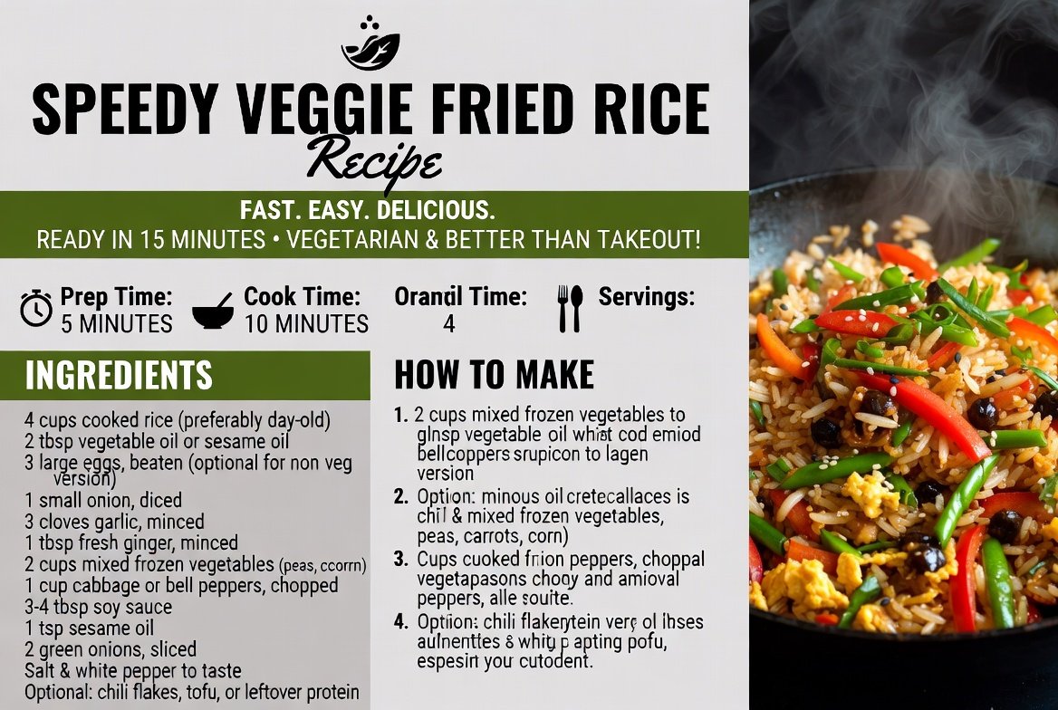 Speedy Veggie Fried Rice